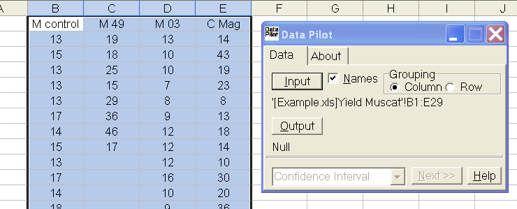 Data Pilot Screenshot